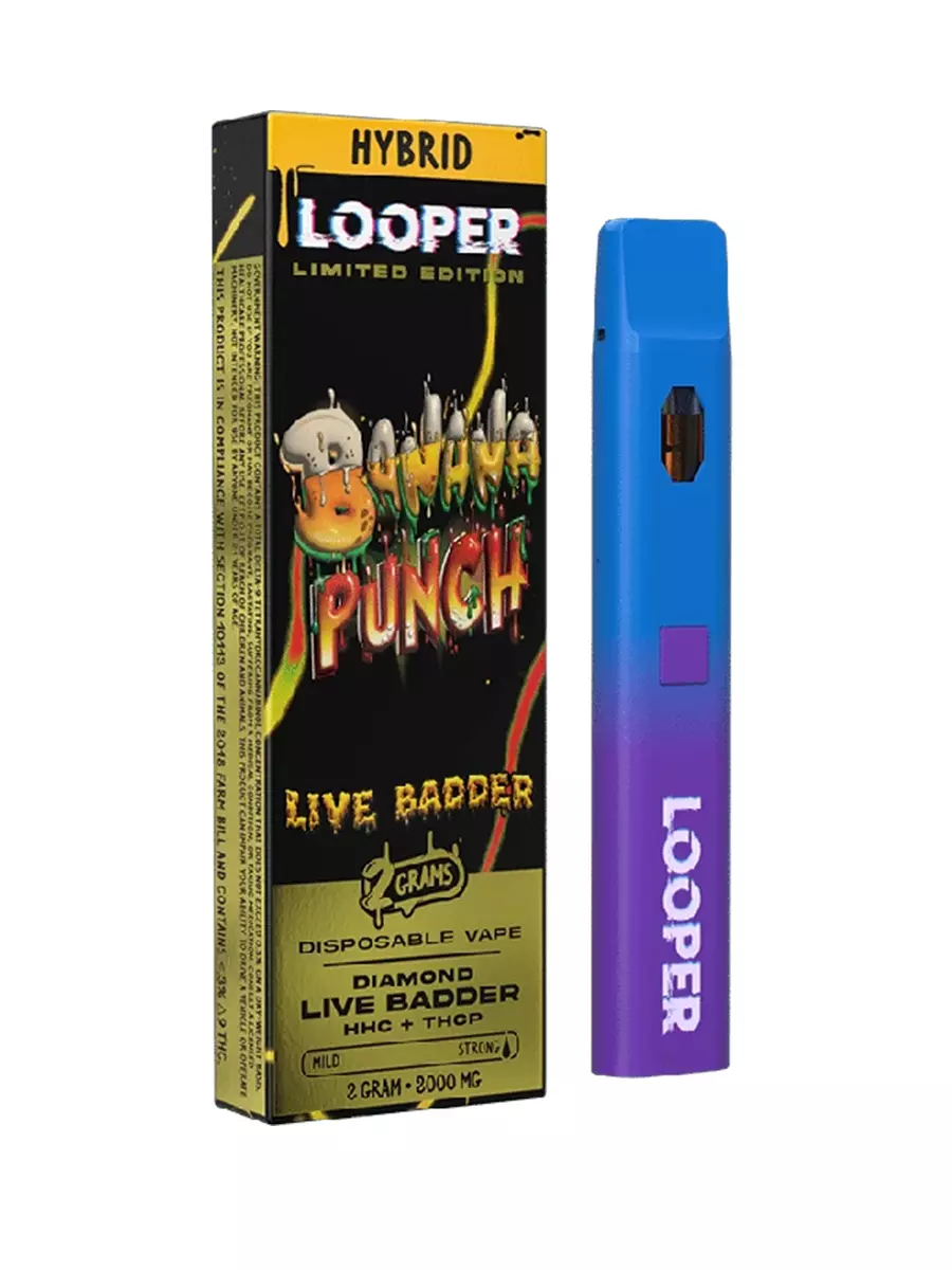 LOOPER LIMITED EDITION DIAMOND HHCTHCP 2 GRAM Banana Punch 1
