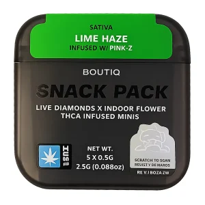 Lime Haze | Pink Z BOUTIQ THCA Infused Mini Pre-Rolls 5ct 0.5G