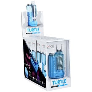 Lookah Turtle Variable Voltage 510 Battery | 500mAh | 5pc Display - Blue