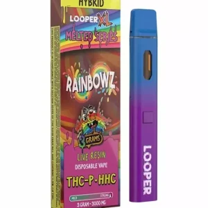 Rainbowz Looper XL Melted Series HHC+THC-P Vape 3G