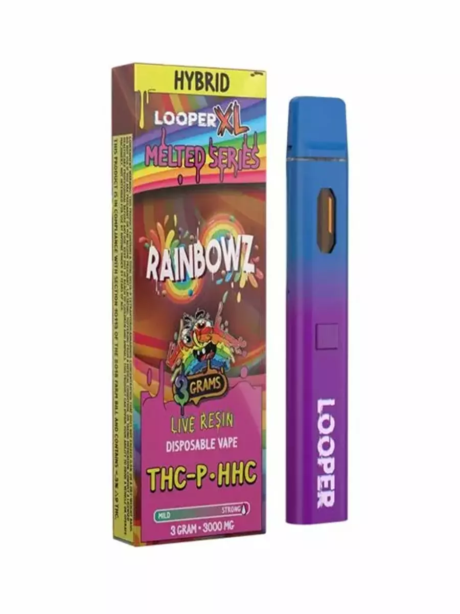 Looper XL MELTED SERIES THC PHHC 3gram Rainbowz