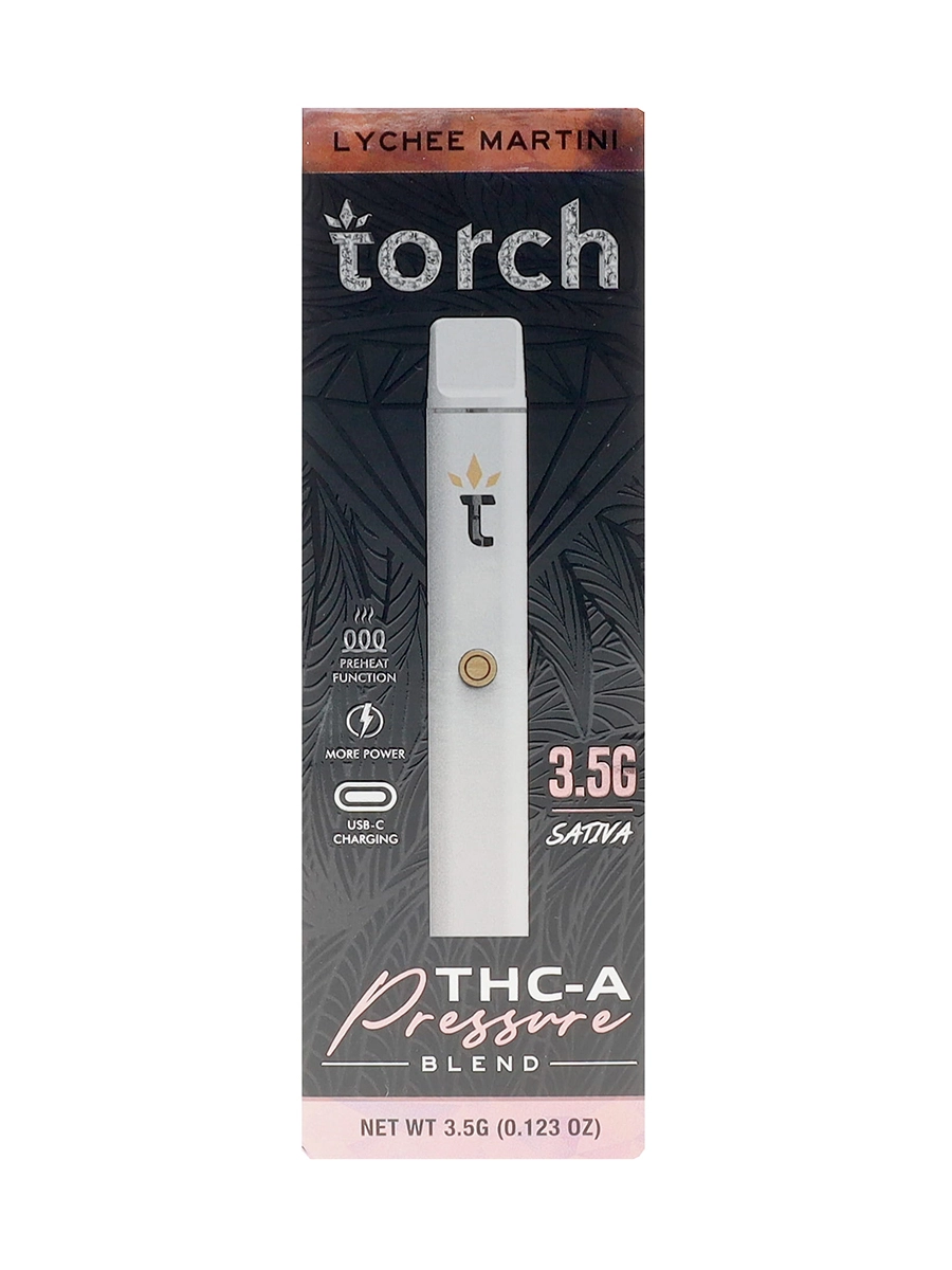 Lychee Martini Torch THC A Pressure Blend Disposable 3
