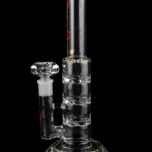 Vodka Glass Sapphero Triple Turbine Perc Water Pipe