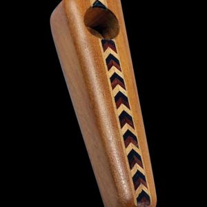 Marquee Inlaid Wood Pipe