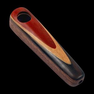 Melting Teardrop Wood Hand Pipe