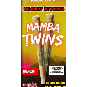 Midnight Munchies Mamba Twins Full Spectrum THCP Pre-Roll 2ct