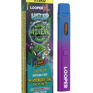 Miracle Alien Cookies Looper XL Lifted Series 11-Hydroxy-THC+THC-H+THC-P Vape 3G