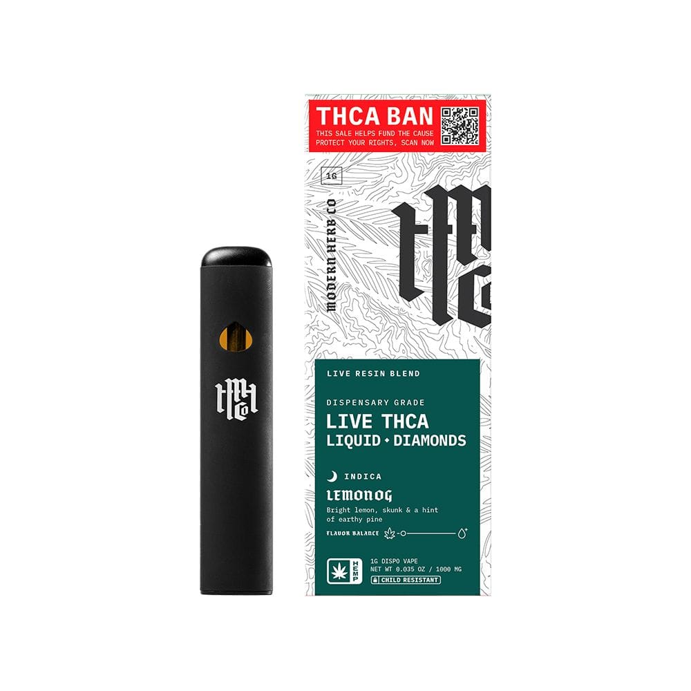 Modern Herb Co SAVE THCA Liquid Diamonds Disposable | 1g - Lemon OG