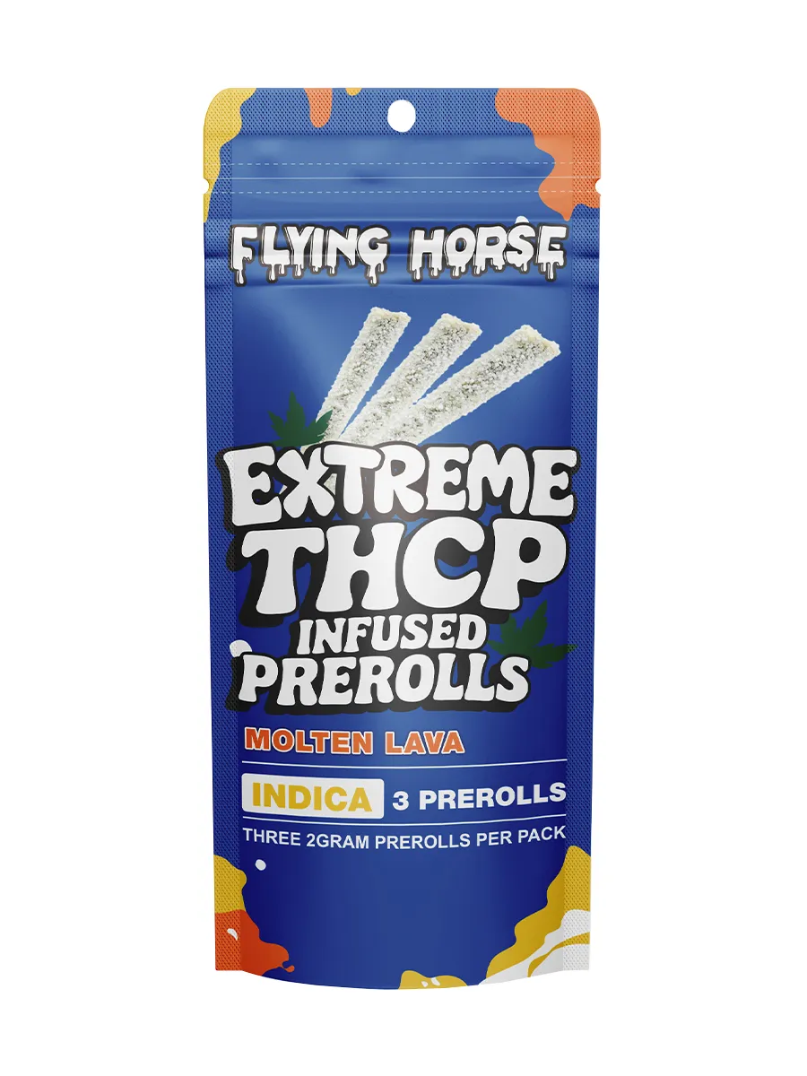 Molten Lava Flying Horse Extreme THCP Infused Pre Rolls 3ct
