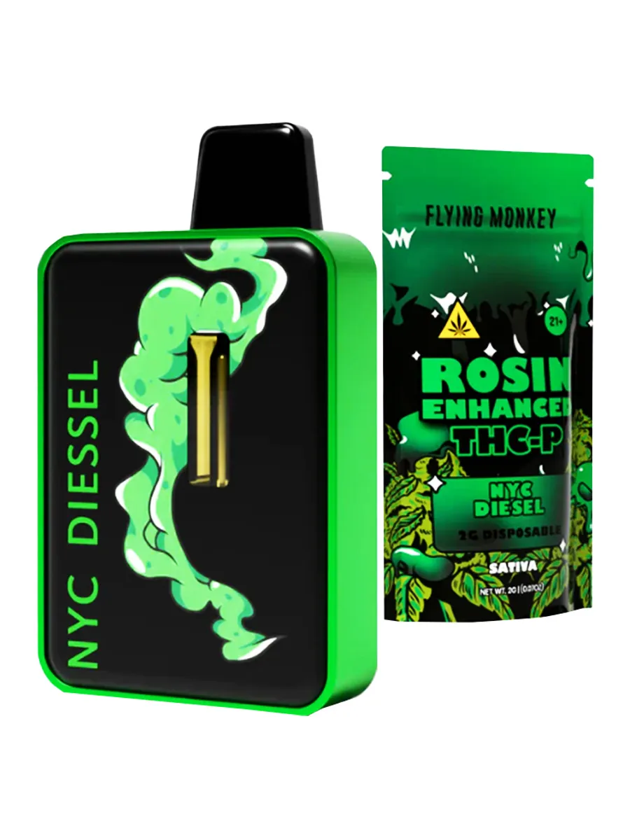 NYC Diesel Flying Monkey Rosin Enhanced THCP Disposable 2G