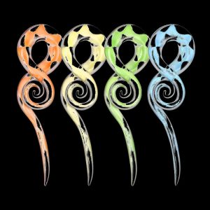 Spiraling Snake Dab Tool - 4 Pack