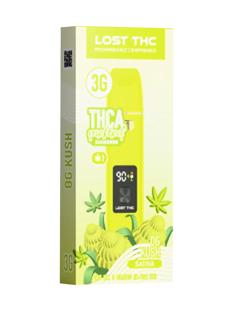 OG Kush Lost THC THCA Melted Diamonds Disposable