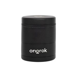 ONGROK Flower Petal Toothless Aluminum Storage Grinder | 5pc - 2.5" / Black