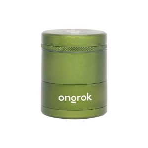 ONGROK Flower Petal Toothless Aluminum Storage Grinder | 5pc - 2.5" / Green