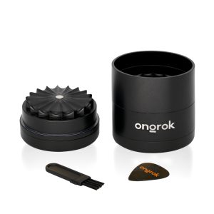 Ongrok 5 Pc Flower Tooth Storage Grinder - Black