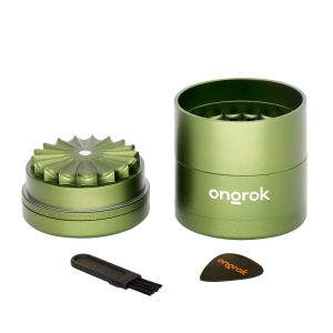 Ongrok 5 Pc Flower Tooth Storage Grinder - Green
