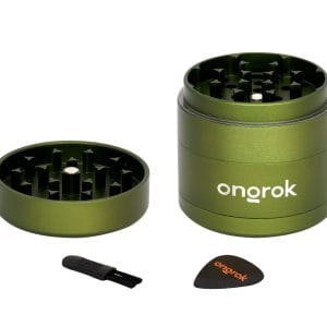 Ongrok Mini 4 Piece EZ Grinder (2.2 inch) - Green