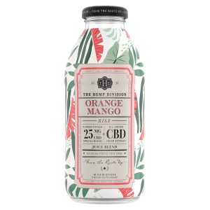 Orange Mango - 25 MG CBD - 16 oz. Bottle / Case of 12 Bottles
