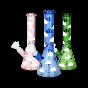 Up in the Clouds Beaker Water Pipe
