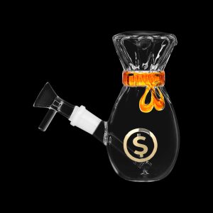 Money Bag Glass Bubbler