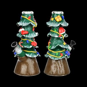 Christmas Tree Beaker Water Pipe