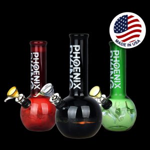 Phoenix Rising Round Base Water Pipe