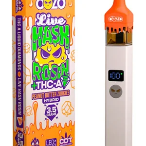 Peanut Butter Zookies Dozo Live Hash Rosin+THC-A Diamond Disposable 3.5G