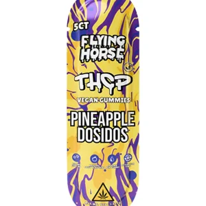 Pineapple Dosidos Flying Horse THCP Vegan Gummies 5ct