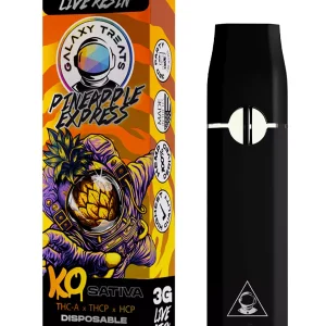 Pineapple Express Galaxy Treats KO Blend Live Resin THC-A+THCP+HCP Disposable 3G/3ML