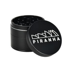 Piranha Pollinator Aluminum Grinder | 4pc | 2.2" - Black