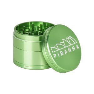 Piranha Pollinator Aluminum Grinder | 4pc | 2.2" - Green