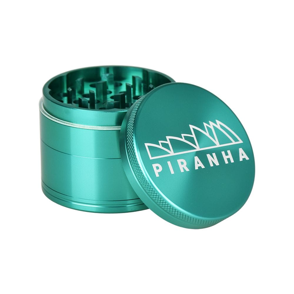 Piranha Pollinator Aluminum Grinder | 4pc | 2.2" - Tropic Envy