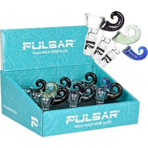 Pulsar Come Hither Dichro Handle Herb Slide -14mm M / 9ct