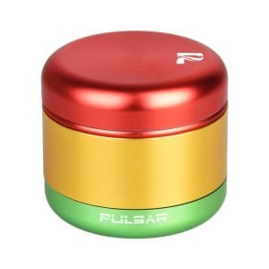 Pulsar Matte Herb Grinder - Pulsar Matte Rasta