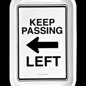 Pulsar Metal Rolling Tray - Keep Left