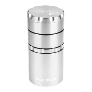 Pulsar Metal Storage Herb Grinder - Storage Silver