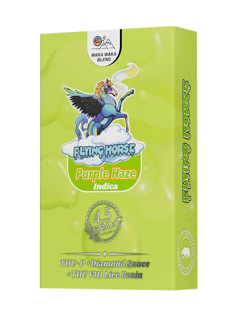 Purple Haze Flying Horse THC Waka Waka Blend Disposable Vape 4