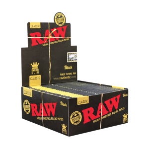 RAW Classic Black Rolling Papers - King Size Slim