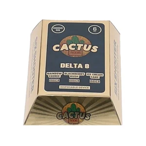 Rainbow Cookie | Blackberry Kush | Ice Cream Cake Cactus Labs Gold Reserve D8 Disposable 6ml