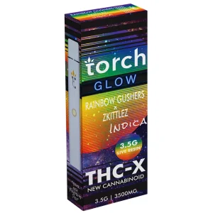 Rainbow Gushers | Zkittlez Torch Glow Live Resin THC-X Vape 3.5G