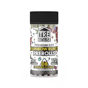 Rainbow Runtz Tre House Delta 8 Prerolls 12G