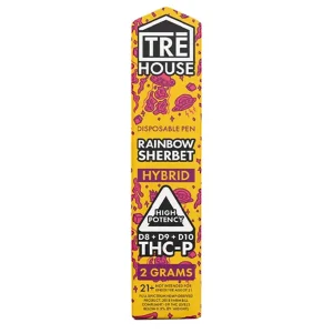 Rainbow Sherbet Tre House THC-P D8+D9+D10 Vape 2G