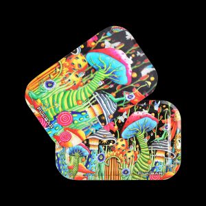 Pulsar Metal Rolling Tray with Lid - Garden of Cosmic Delights