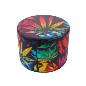 SPLASH ARTWORK HERBAL LEAF 4-PIECE GRINDER - Jungle Fever