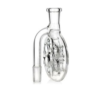 SWISS PERC GLASS OIL BURNER BONG DRY ASH CATCHER - 90° Degree / 14mm / Clear