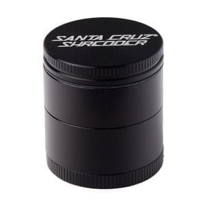 Santa Cruz Shredder Medium 4-Piece Grinder - Black