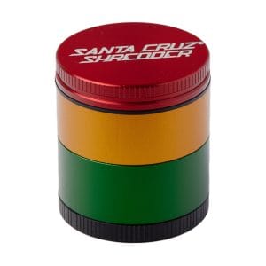 Santa Cruz Shredder Small 4-Piece Grinder - Rasta