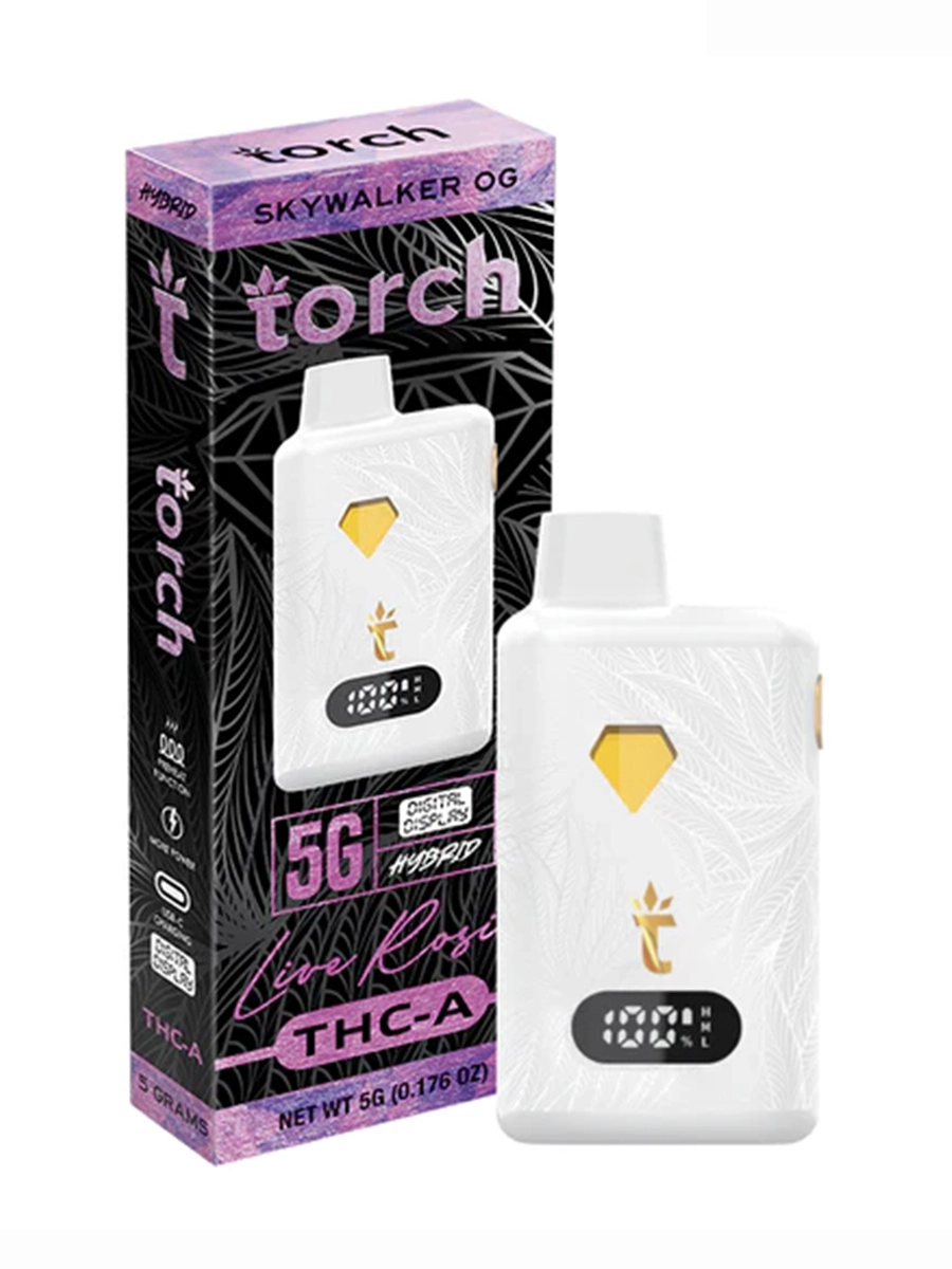 Skywalker OG Torch Live Rosin THC A Disposable 5G