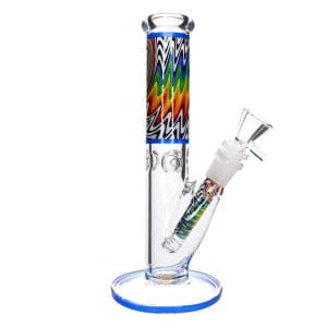 Smoke Cartel Wig Wag Straight Tube Bong