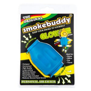 Smokebuddy Glow In Dark Personal Air Filter - Original / Smokebuddy Blue Glow